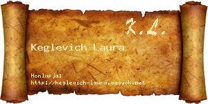 Keglevich Laura névjegykártya